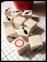Dice : Dice - Game Dice - Bowling Lakeside Spare Time White and Black - Ebay Jan 2010